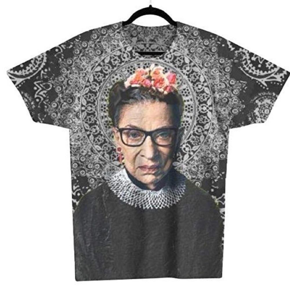 Vida Ruth Bader Ginsburg Frida by Tony Rubio tee